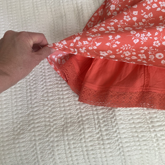 Abercrombie & Fitch Red Floral Midi Dress - Picture 9 of 12